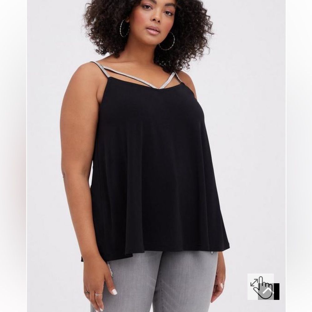 Torrid Jeweled Swing Cami